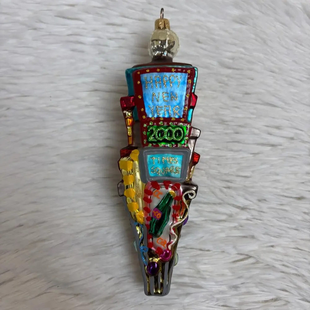 Christopher Radko New Years 2000 Times Square Ball Drop Ornament